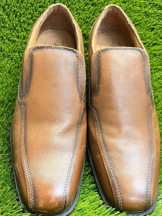 G.H. Bass & Co. Glenn Mens Size 12 Brown Black Casual Classic Slip On Shoes main image 4